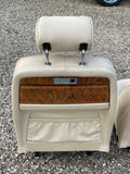 Daimler JAGUAR XJ40 93-94 AEM Magnolia Leather Front Seats Walnut Picnic Tables