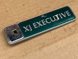 Jaguar X300 X308 XJ6 XJ Executive Trunk Boot Lid Badge Green & silver