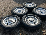 Daimler JAGUAR XJS Series 3 S3 XJ12 XJ6 Pepper Pot Wheels With Tyres X5 15” 6Jx15 H2 ET33 GOOD TYRES