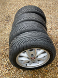 JAGUAR 17" X300 X308 XJ40 XJS XK8 Celtic Alloy wheels x4 17x8J 5x120.65 PCD MNC6116BA. Previously been refurbished, with Good Tyres.