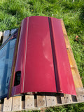 Jaguar X300 Drivers Right Side Front Door Stripped shell. CFH Flamenco Red