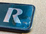 Jaguar X300 boot badge Green back with silver lettering