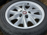 JAGUAR 17" X300 X308 XJ40 XJS XK8 Celtic Alloy wheels x4 17x8J 5x120.65 PCD MNC6116BA. Previously been refurbished, with Good Tyres.