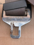 Jaguar X300 rear seat belt set of 3. Warm Charcoal/ Black LEG trim code