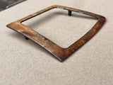 Jaguar XJ40 Burr Walnut Wood veneer left side dashboard vent surround