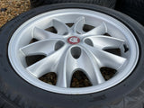 JAGUAR 17" X300 X308 XJ40 XJS XK8 Celtic Alloy wheels x4 17x8J 5x120.65 PCD MNC6116BA. Previously been refurbished, with Good Tyres.