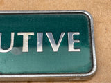 Jaguar X300 X308 XJ6 XJ Executive Trunk Boot Lid Badge Green & silver