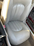 Daimler JAGUAR X300 X305 AGD OATMEAL Heated electric Leather Front Seat with Walnut Picnic Table left side