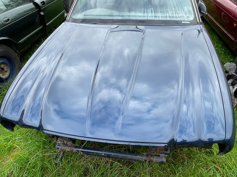 Jaguar X308 XJ8 Bonnet Hood JHE Sapphire Blue. Very good paint.