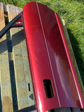 Jaguar X300 Drivers Right Side Front Door Stripped shell. CFH Flamenco Red