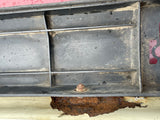 Jaguar XJ40 Rear Bumper Left side section, with Chrome