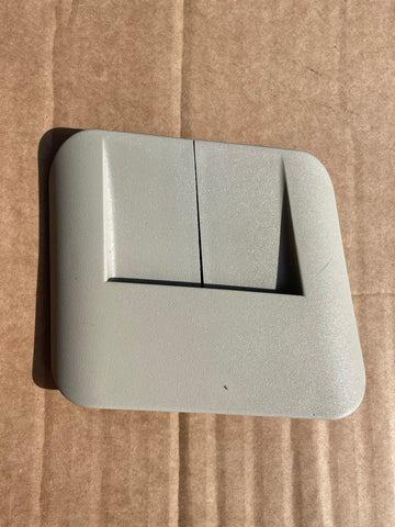 Jaguar X308 front left seat belt upper trim surround Escutcheon in B Post AGD OATMEAL