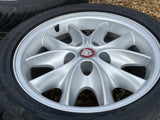 JAGUAR 17" X300 X308 XJ40 XJS XK8 Celtic Alloy wheels x4 17x8J 5x120.65 PCD MNC6116BA. Previously been refurbished, with Good Tyres.