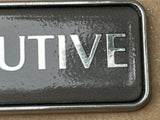 Jaguar X308 XJ8 XJ Executive Trunk Boot Lid Badge grey & silver