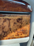 Daimler JAGUAR X300 X305 AGD OATMEAL Heated electric Leather Front Seat with Walnut Picnic Table left side