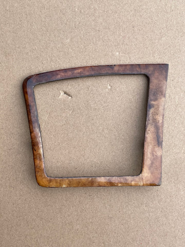 Jaguar XJ40 Burr Walnut Wood veneer left side dashboard vent surround