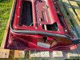 Jaguar X300 Drivers Right Side Front Door Stripped shell. CFH Flamenco Red