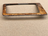 Jaguar XJ40 Burr Walnut Wood veneer left side dashboard vent surround