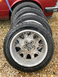 JAGUAR 17" X300 X308 XJ40 XJS XK8 Celtic Alloy wheels x4 17x8J 5x120.65 PCD MNC6116BA. Previously been refurbished, with Good Tyres.