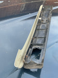 Jaguar XJ40 Rear Bumper Left side section, with chrome. Requires some repairs to the mounts.
