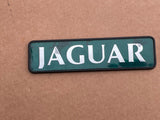 Jaguar X300 boot badge Green back with silver lettering