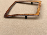 Jaguar XJ40 Burr Walnut Wood veneer left side dashboard vent surround