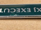 Jaguar X300 X308 XJ6 XJ Executive Trunk Boot Lid Badge Green & silver