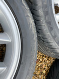 JAGUAR 17" X300 X308 XJ40 XJS XK8 Celtic Alloy wheels x4 17x8J 5x120.65 PCD MNC6116BA. Previously been refurbished, with Good Tyres.