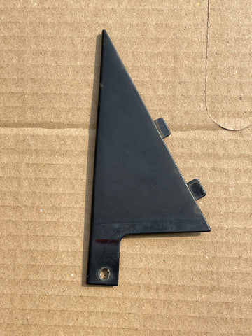 Jaguar XJ40 Left side Cheater Plate window black triangle finisher