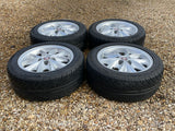 JAGUAR 17" X300 X308 XJ40 XJS XK8 Celtic Alloy wheels x4 17x8J 5x120.65 PCD MNC6116BA. Previously been refurbished, with Good Tyres.