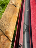 Jaguar X300 Drivers Right Side Front Door Stripped shell. CFH Flamenco Red