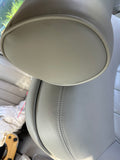 Daimler JAGUAR X300 X305 AGD OATMEAL Heated electric Leather Front Seat with Walnut Picnic Table left side