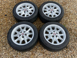 JAGUAR 17" X300 X308 XJ40 XJS XK8 Celtic Alloy wheels x4 17x8J 5x120.65 PCD MNC6116BA. Previously been refurbished, with Good Tyres.