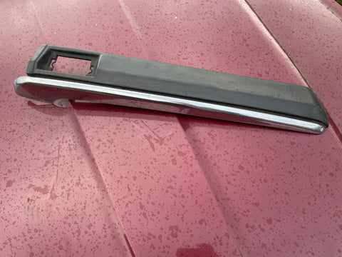 Jaguar XJ40 Rear Bumper Left side section, with Chrome