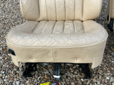 Daimler JAGUAR XJ40 93-94 AEM Magnolia Leather Front Seats Walnut Picnic Tables