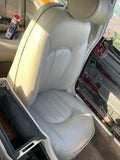 Daimler JAGUAR X300 X305 AGD OATMEAL Heated electric Leather Front Seat with Walnut Picnic Table left side