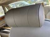 Daimler JAGUAR X300 X305 AGD OATMEAL Heated electric Leather Front Seat with Walnut Picnic Table left side