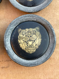 Jaguar X300 X308 XK8 XJ40 XJS series 3 Growler wheel badges set x4