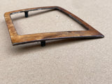 Jaguar XJ40 Burr Walnut Wood veneer left side dashboard vent surround