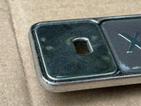 Jaguar X308 XJ8 XJ Executive Trunk Boot Lid Badge grey & silver