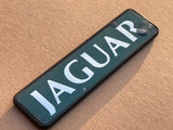 Jaguar X300 boot badge Green back with silver lettering
