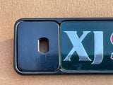 Jaguar X300 XJ6 XJ SPORT boot trunk badge Green back with silver/ Red lettering