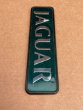 Jaguar X300 boot badge Green back with silver lettering