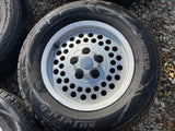 Daimler JAGUAR XJS Series 3 S3 XJ12 XJ6 Pepper Pot Wheels With Tyres X5 15” 6Jx15 H2 ET33 GOOD TYRES