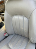 Daimler JAGUAR X300 X305 AGD OATMEAL Heated electric Leather Front Seat with Walnut Picnic Table left side