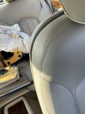 Daimler JAGUAR X300 X305 AGD OATMEAL Heated electric Leather Front Seat with Walnut Picnic Table left side