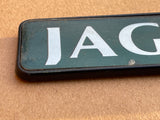 Jaguar X300 boot badge Green back with silver lettering