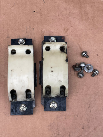 Jaguar XJ40 side Rear Bumper Brackets Mounts x2 Left & Right