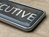 Jaguar X308 XJ8 XJ Executive Trunk Boot Lid Badge grey & silver