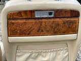 Daimler JAGUAR XJ40 93-94 AEM Magnolia Leather Front Seats Walnut Picnic Tables